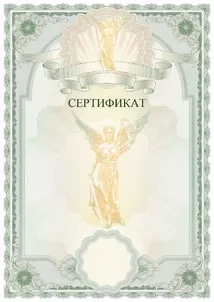 Сертификат 2